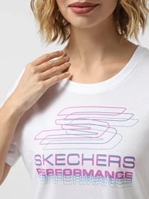 Футболки и поло Skechers VELOCITY TEE модель TS220 WHT Фото