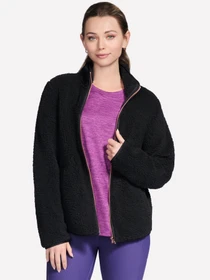 Худі та світшоти Skechers SKECH-SHERPA TUNIC JACKET модель JA218 BLK Фото