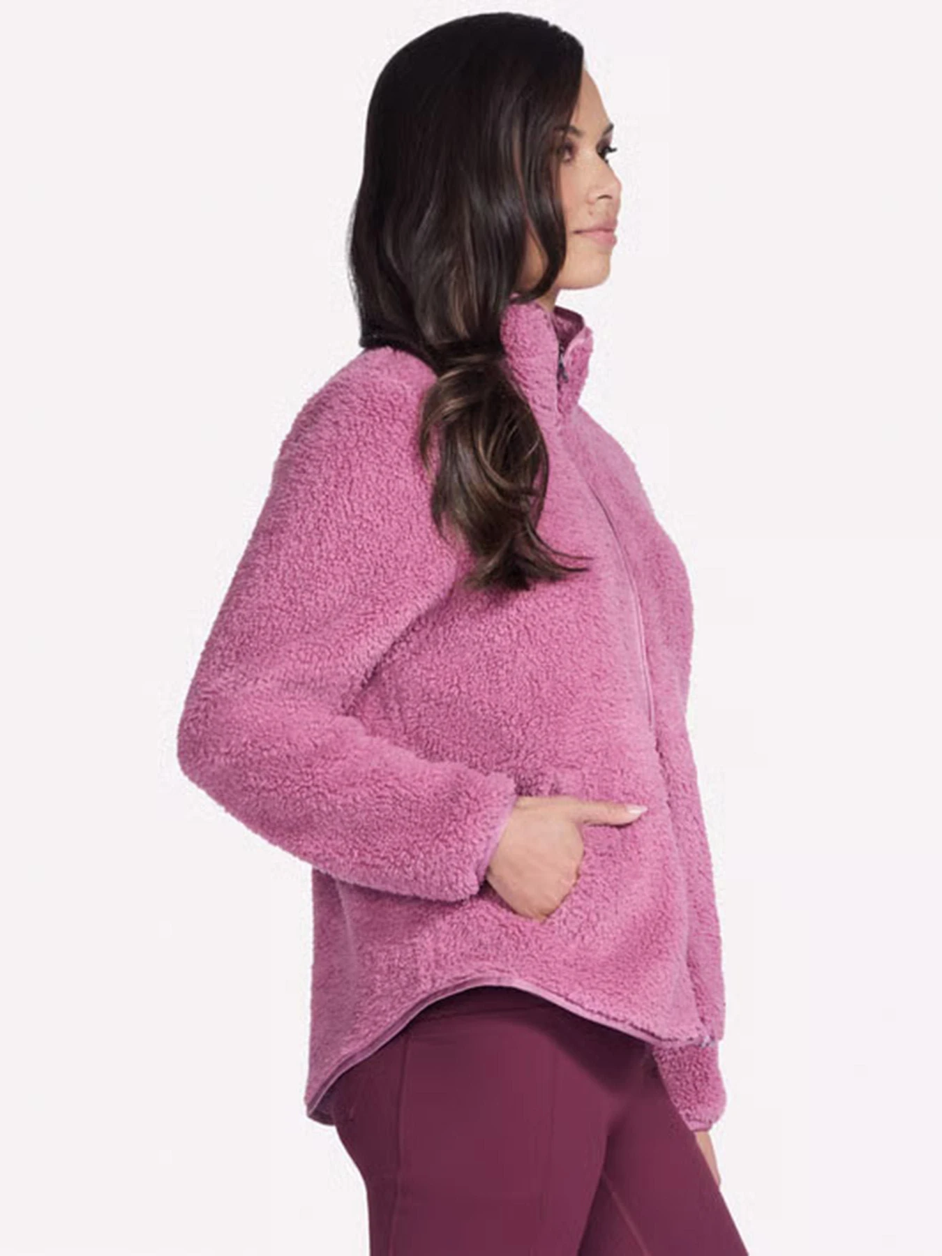 Худи и свитшоты Skechers SKECH-SHERPA TUNIC JACKET модель JA218 ROS Худи и свитшоты Skechers SKECH-SHERPA TUNIC JACKET модель JA218 ROS Фото