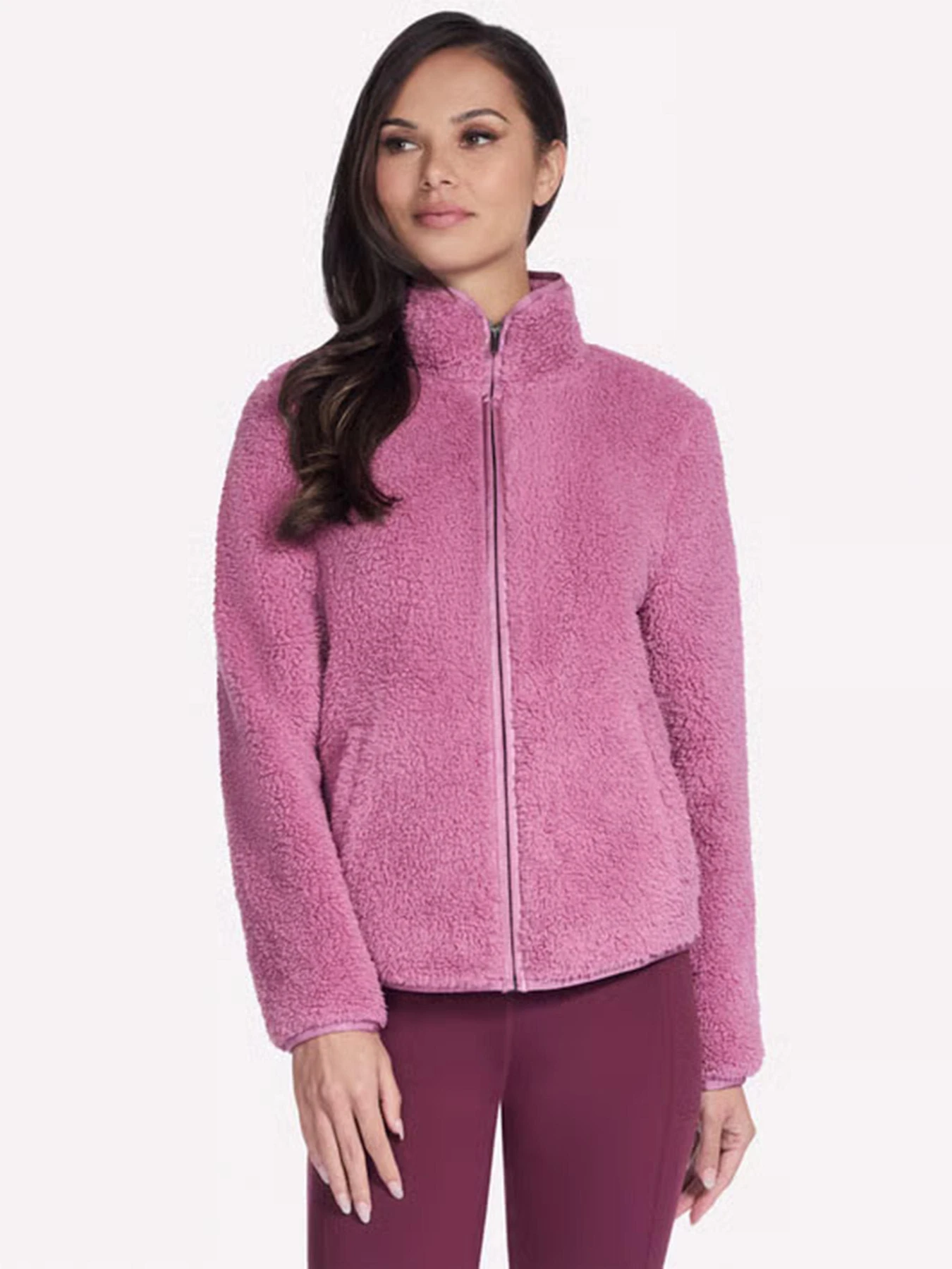 Худи и свитшоты Skechers SKECH-SHERPA TUNIC JACKET модель JA218 ROS Худи и свитшоты Skechers SKECH-SHERPA TUNIC JACKET модель JA218 ROS Фото