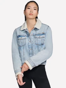 Куртки та дублянки Skechers SHERPA DENIM JACKET модель JA240 DNTP Фото