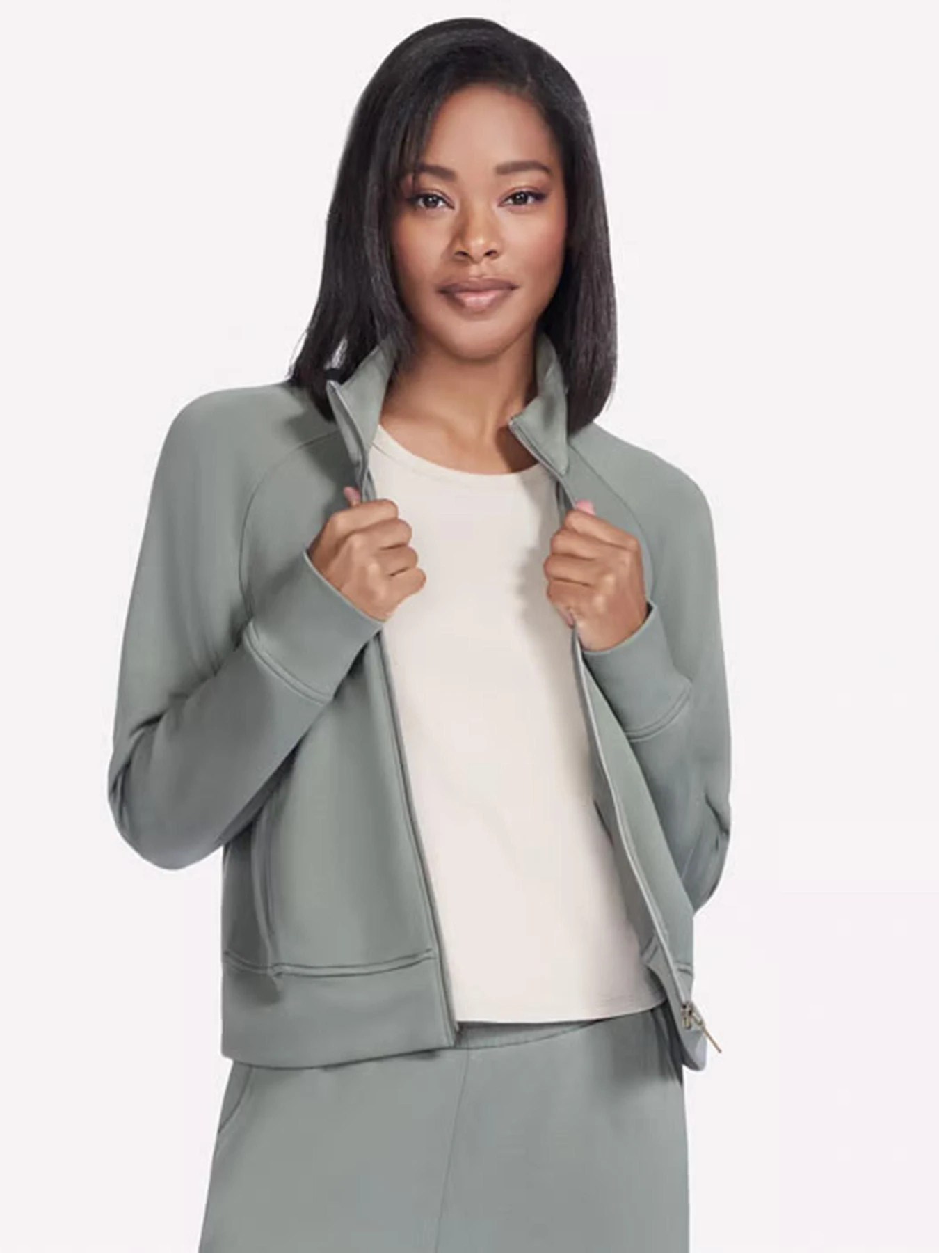 Худи и свитшоты Skechers SKECHLUXE ELEVATE JACKET модель JA278 TPOL Фото