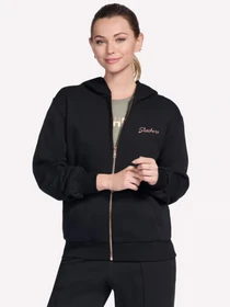 Худі та світшоти Skechers SKECH-SWEATS SIGNTATURE FZ HOO модель JA286 BLK Худі та світшоти Skechers SKECH-SWEATS SIGNTATURE FZ HOO модель JA286 BLK Фото