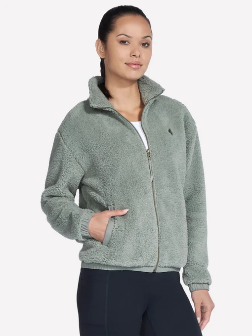 Куртки и дубленки Skechers ON-THE-GO GLACIAL FZ SHERPA JA модель JA289 TPOL Фото