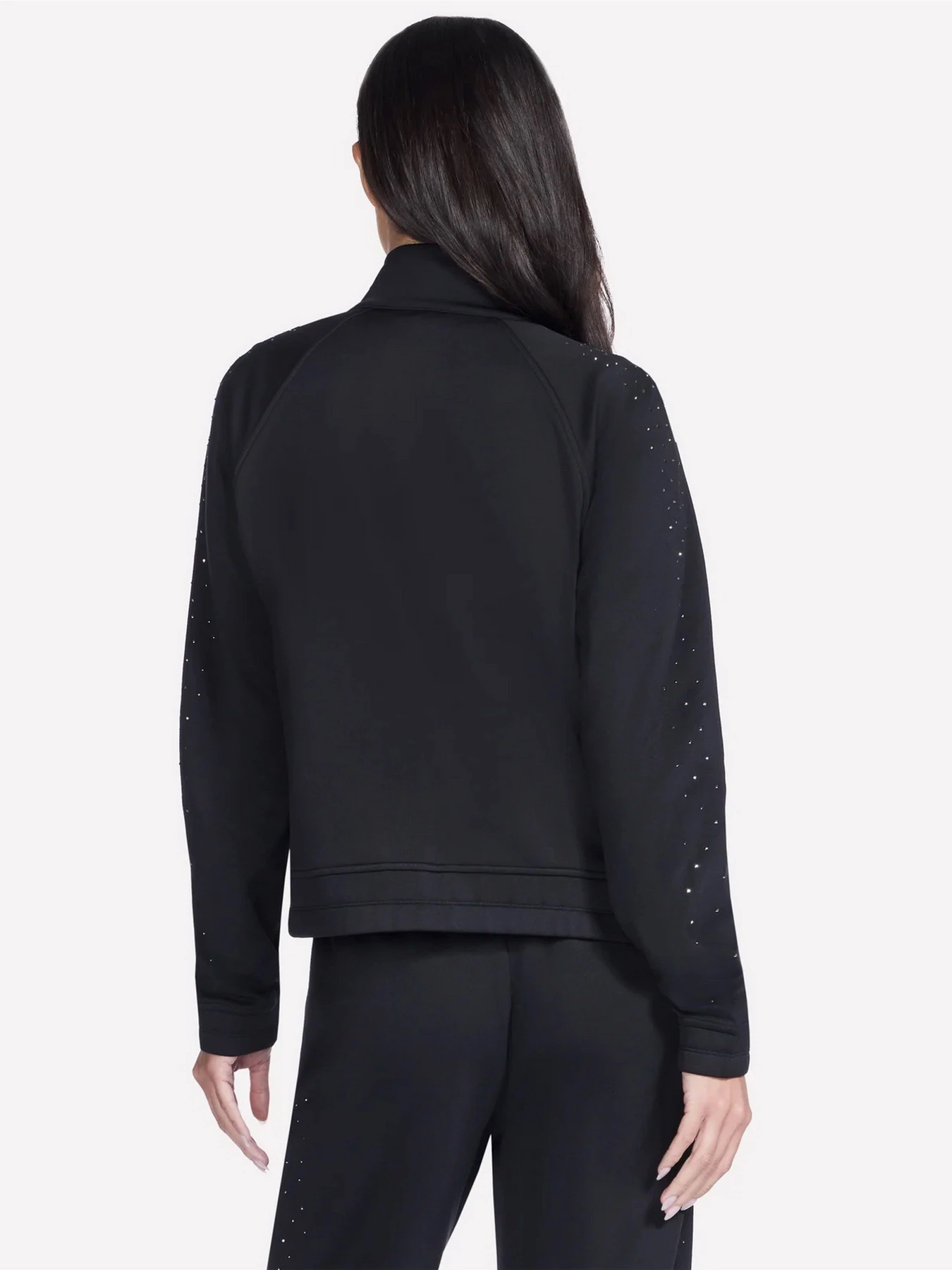 Куртки та дублянки Skechers SKECHTECH SHINE TRACK JACKET модель JA290 BLK Куртки та дублянки Skechers SKECHTECH SHINE TRACK JACKET модель JA290 BLK Фото