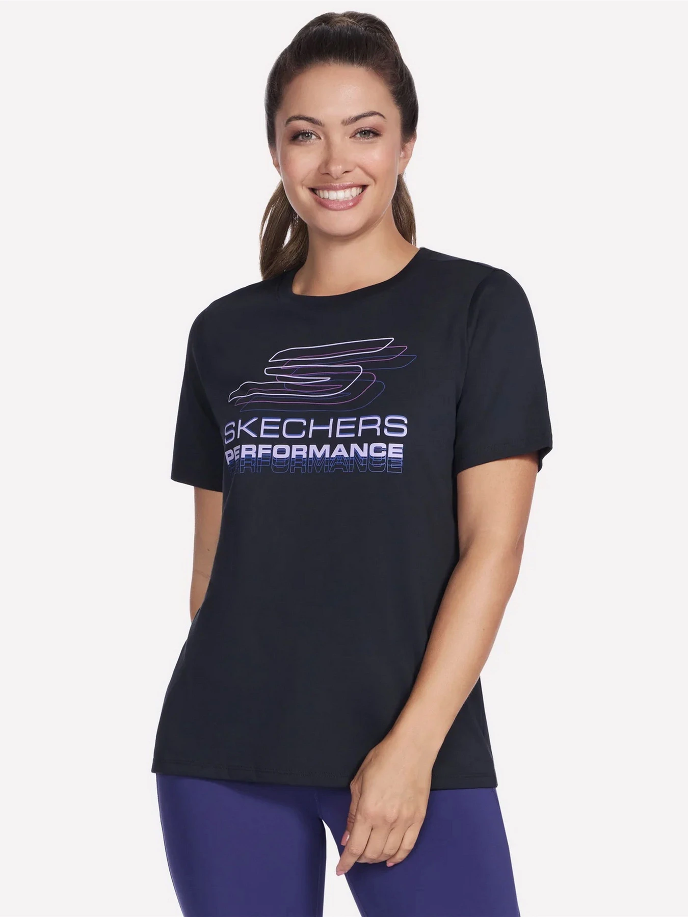 Футболки и поло Skechers VELOCITY TEE модель TS220 BLK Футболки и поло Skechers VELOCITY TEE модель TS220 BLK Фото