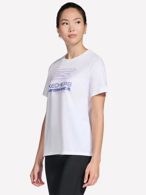 Жіноча Спортивна футболка Skechers VELOCITY TEE фото 3