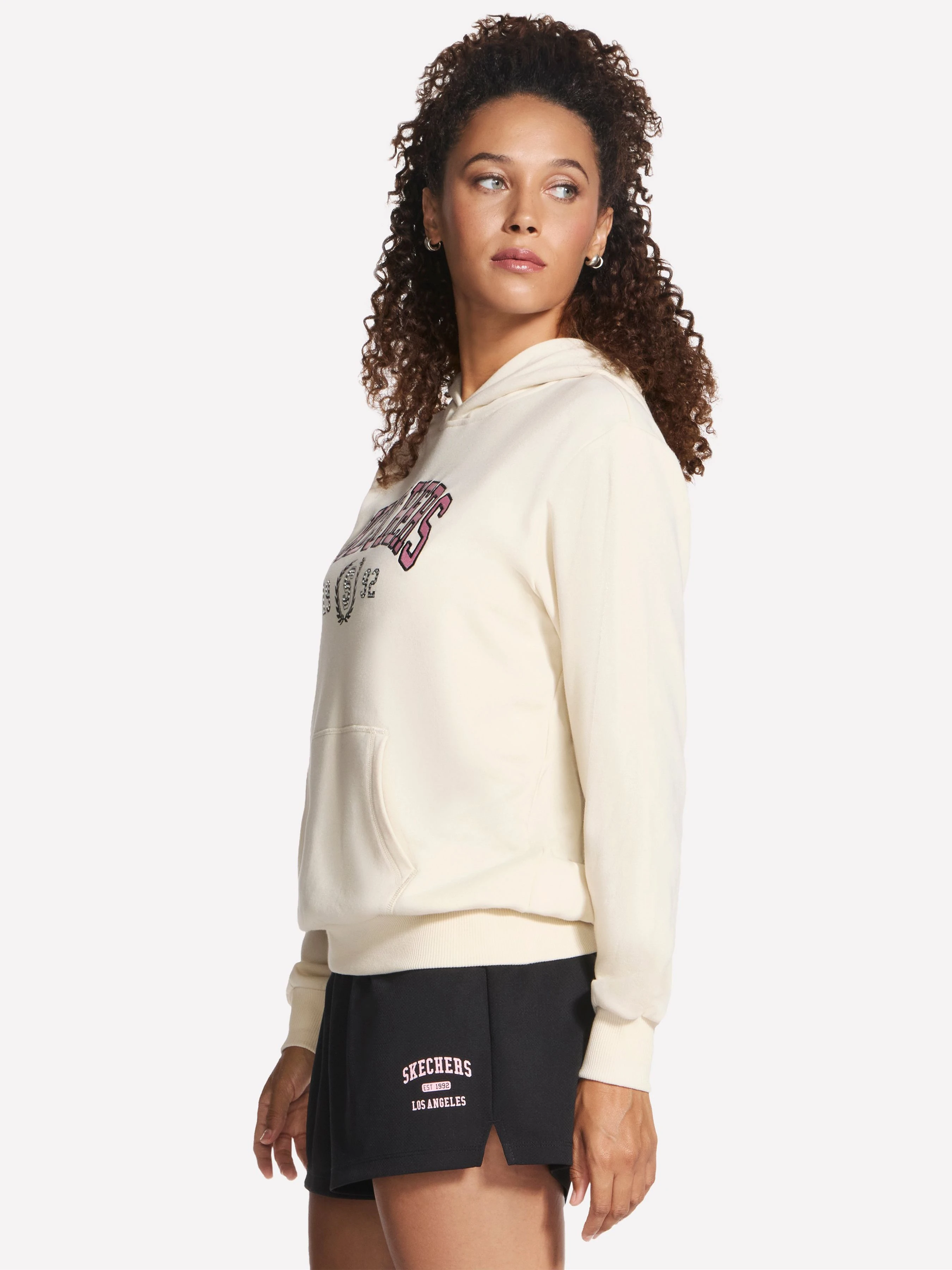 Жіноче Худі Skechers SKECHERS STREET VARSITY HOODIE фото 3