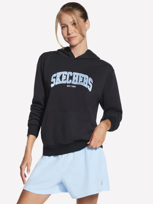 Худи и свитшоты Skechers SKECHERS COLLEGIATE PULLOVER H модель HD112 BLK Фото