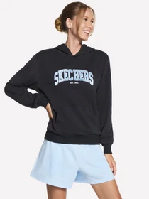 Худи и свитшоты Skechers SKECHERS COLLEGIATE PULLOVER H модель HD112 BLK Фото