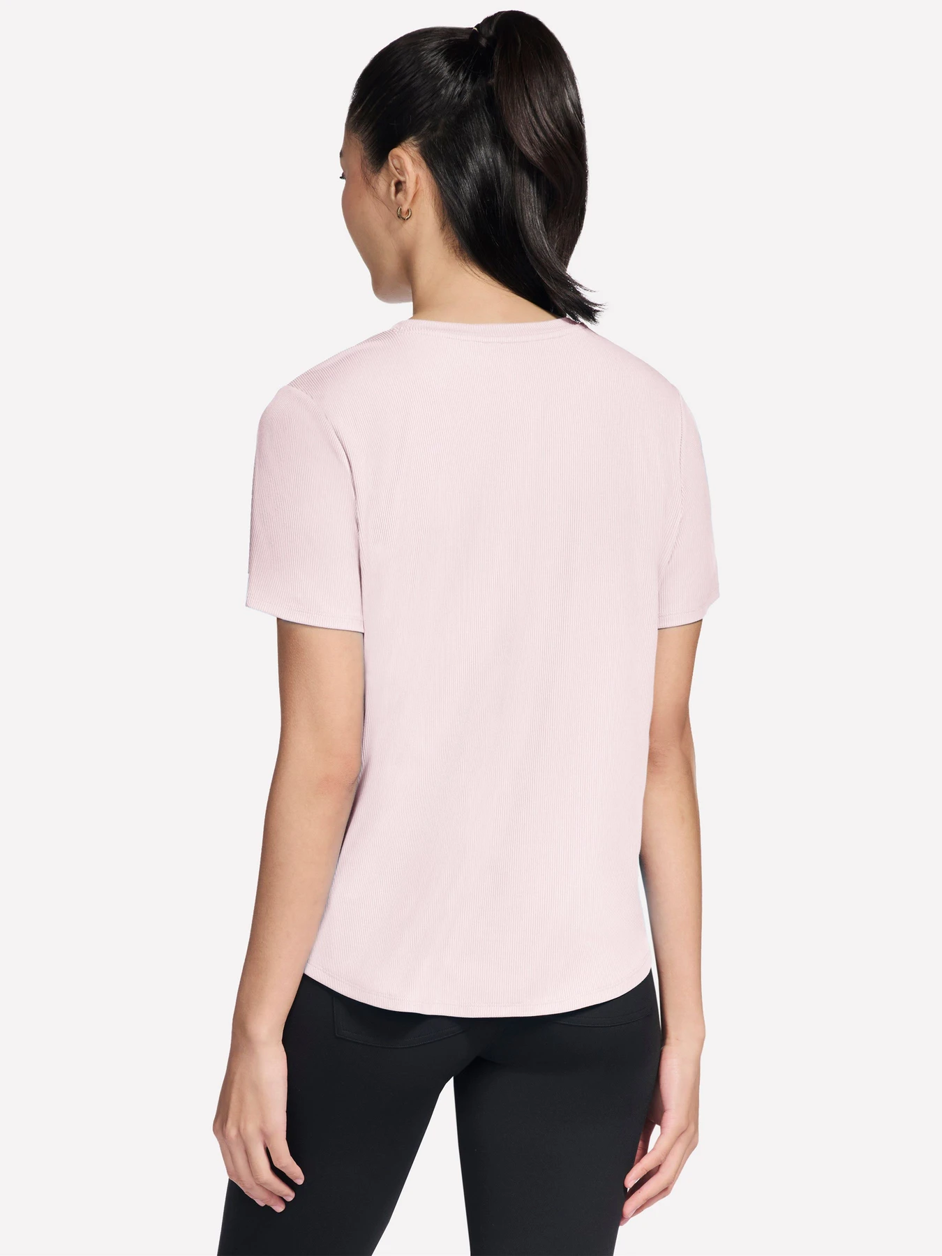 Футболки и поло Skechers GOWALK LUXE RIB TEE модель TP163 WTPK Футболки и поло Skechers GOWALK LUXE RIB TEE модель TP163 WTPK Фото