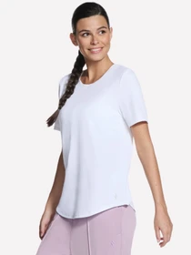 Футболки и поло Skechers GOWALK LUXE RIB TEE модель TP163 WHT Фото