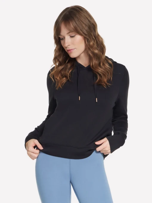 Худи и свитшоты Skechers SKECHLUXE ELEVATE HOODIE модель HD127 BLK Фото