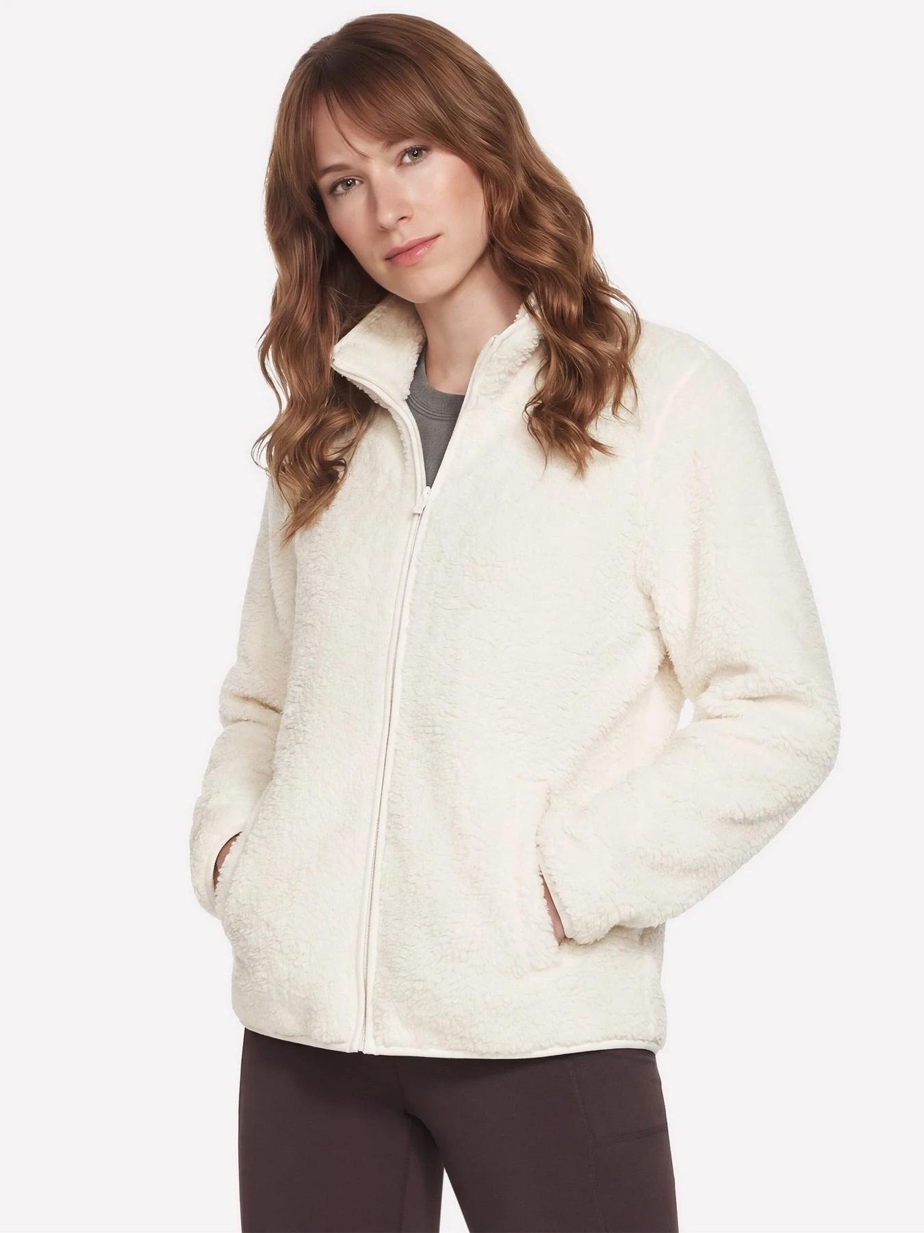 Куртки и дубленки Skechers SKECH-SHERPA JACKET модель JA218 OFWT Фото