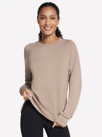 Худи и свитшоты Skechers SKECHLUXE ELEVATE CREWNECK модель LT152 TPBR Фото