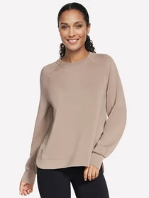 Худи и свитшоты Skechers SKECHLUXE ELEVATE CREWNECK модель LT152 TPBR Фото
