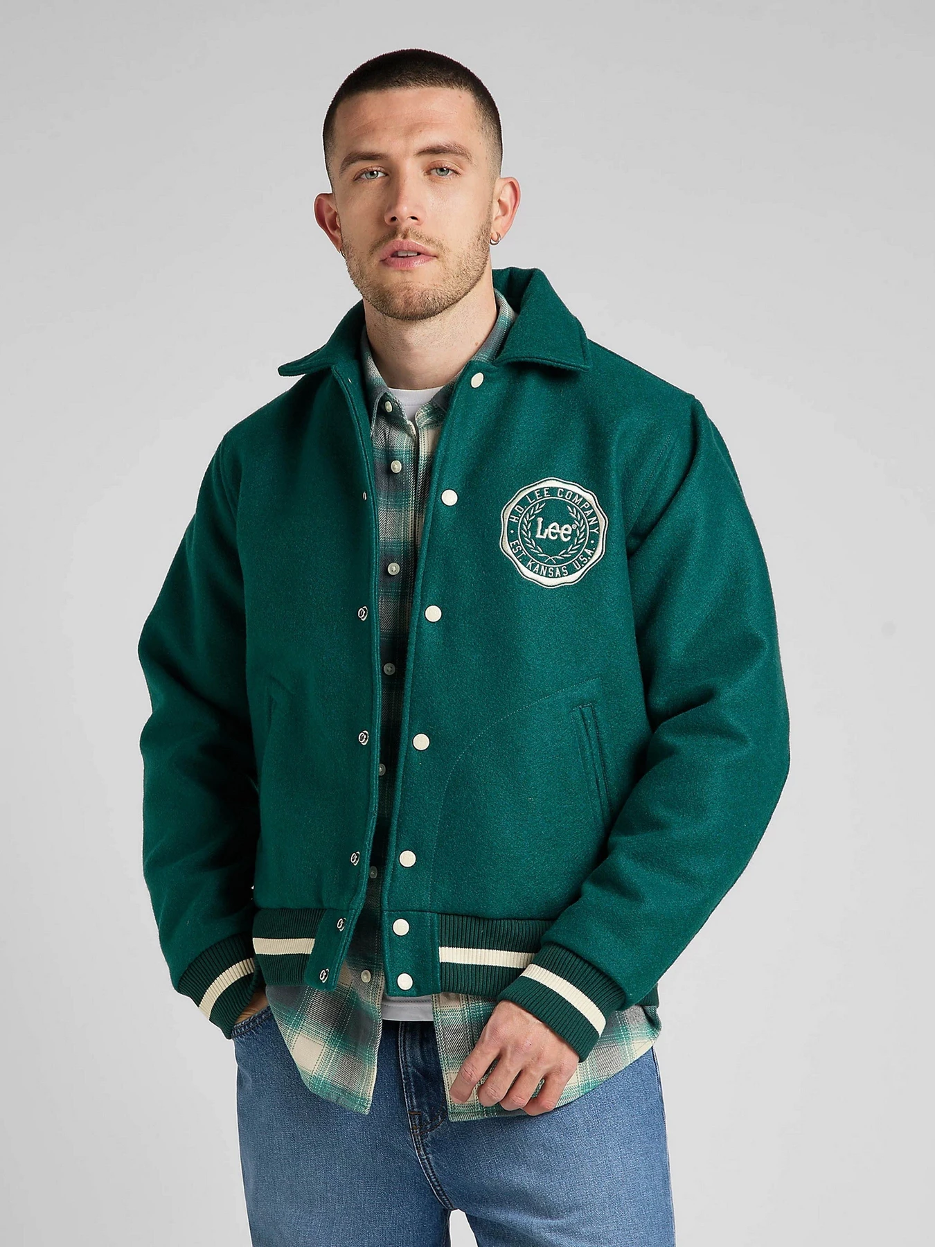 Куртки и дубленки Lee Varsity модель L87TDB96 Фото