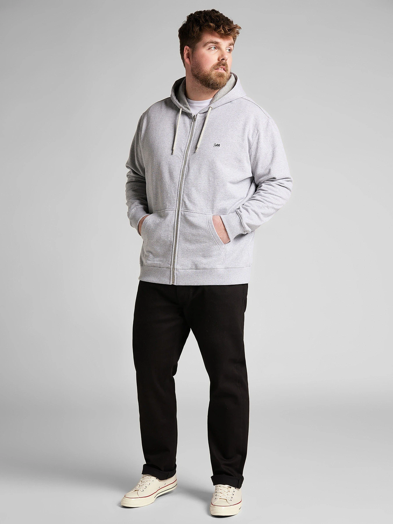 Худі та світшоти Lee Basic Zip Throuh модель L80KSPMP Худі та світшоти Lee Basic Zip Throuh модель L80KSPMP Фото