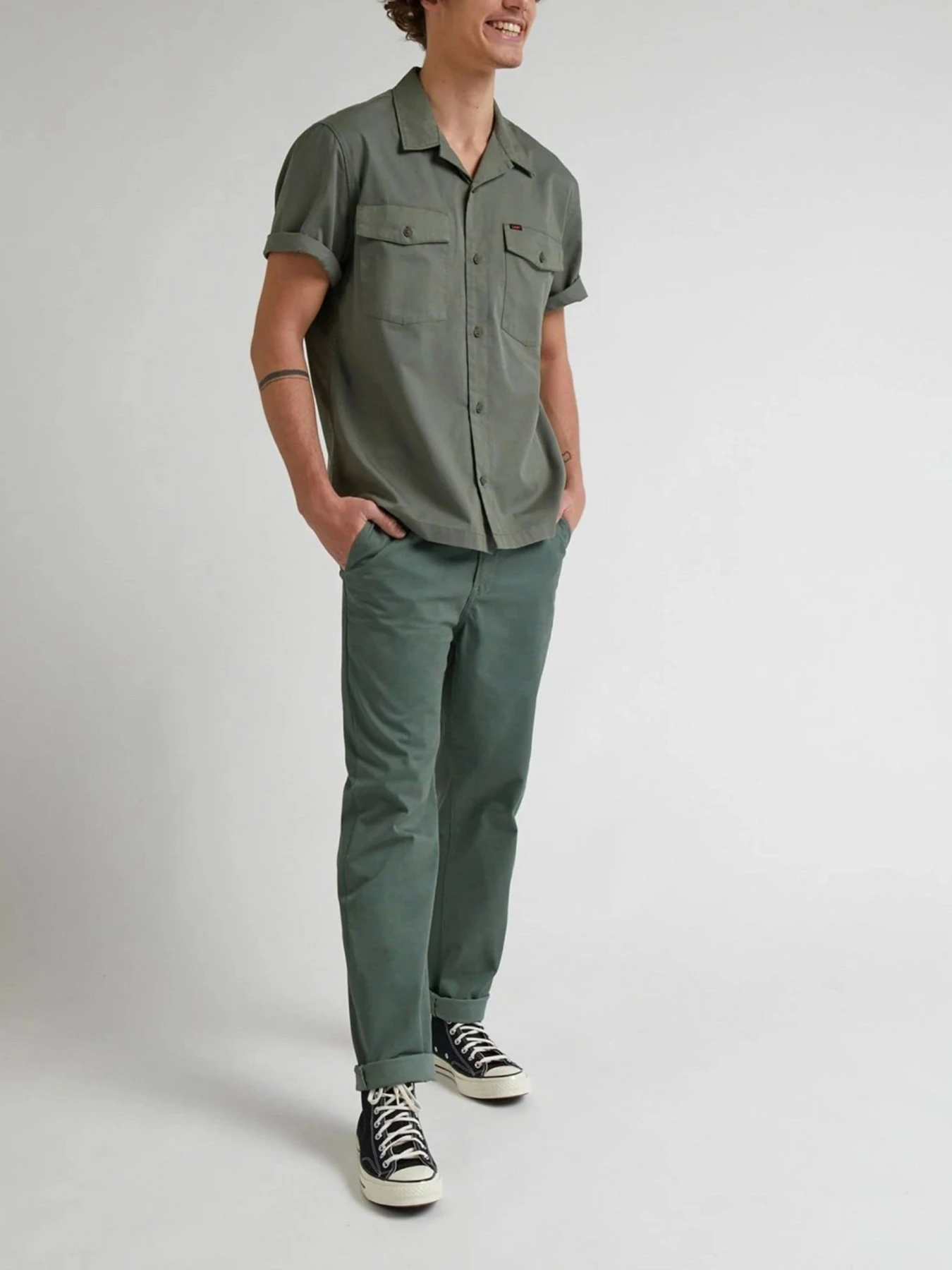 Рубашки Lee Double Pocket модель L68POM43 Фото