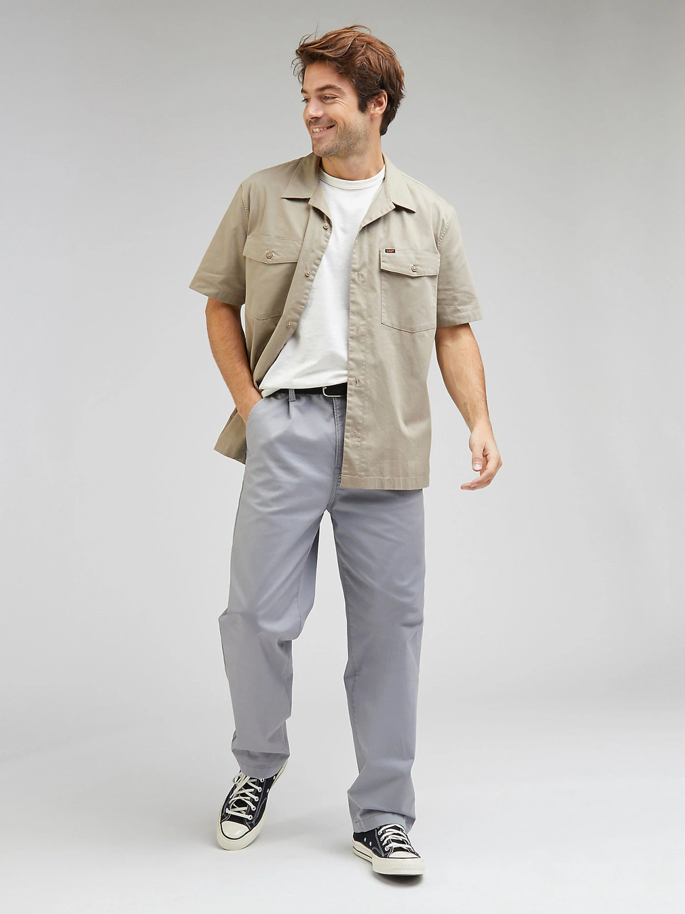 Рубашки Lee Double Pocket модель L68POMA24 Фото