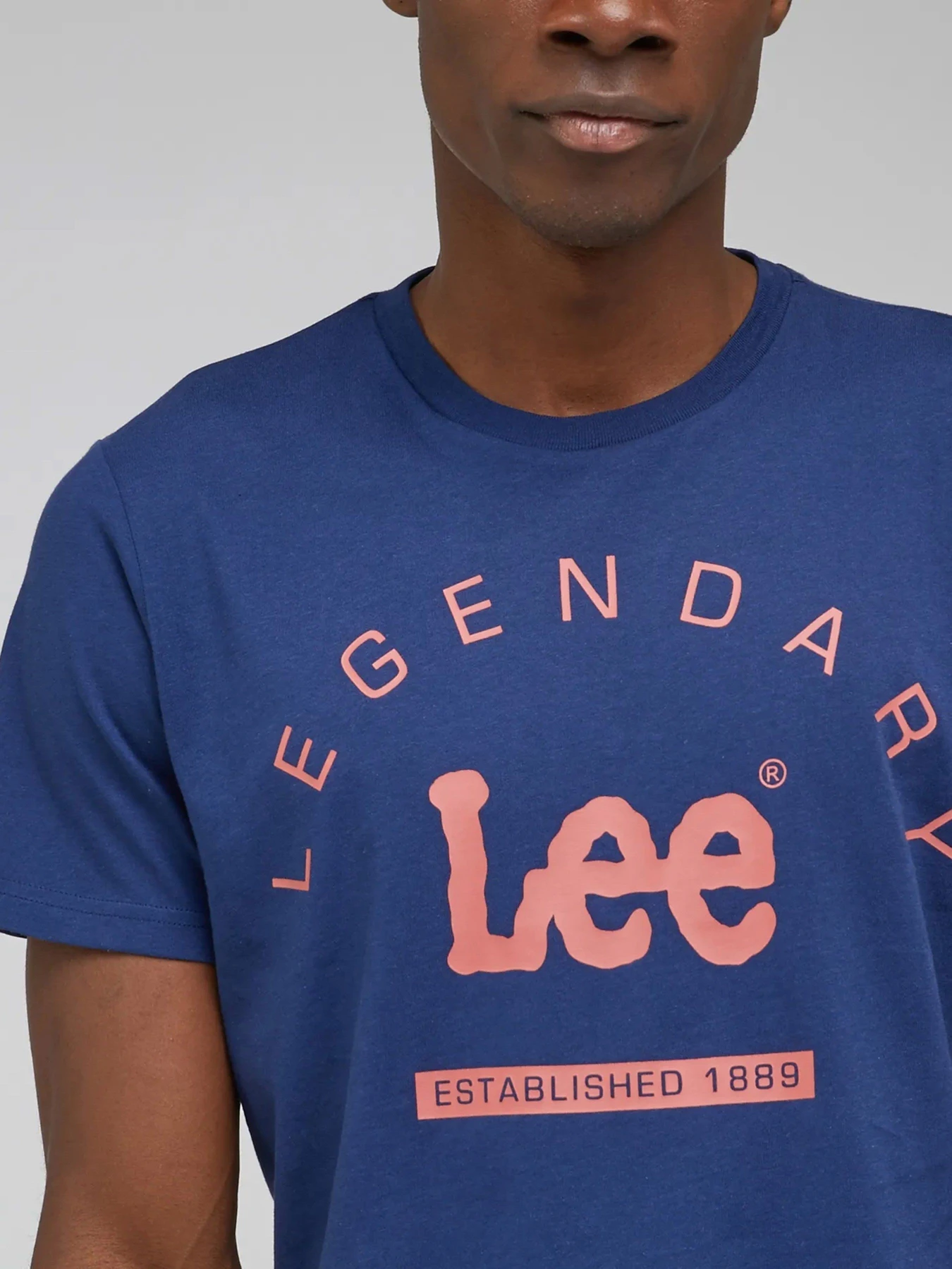 Футболки и поло Lee Logo Crew модель LL55FQA43 Фото