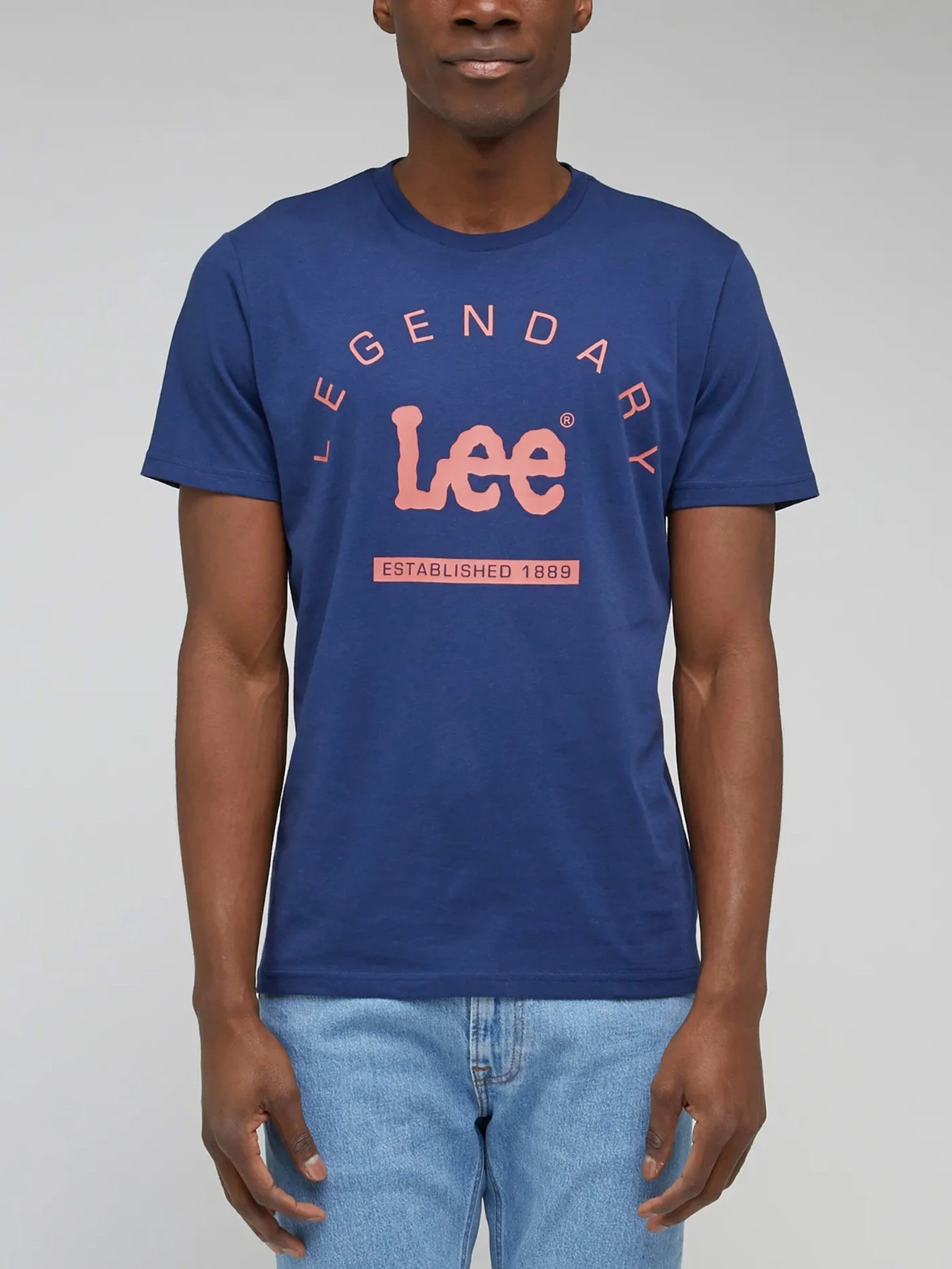 Футболки и поло Lee Logo Crew модель LL55FQA43 Фото