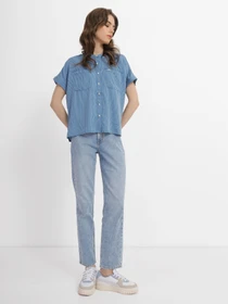 Рубашки Lee Cap Sleeve модель L46FGKA38 Фото