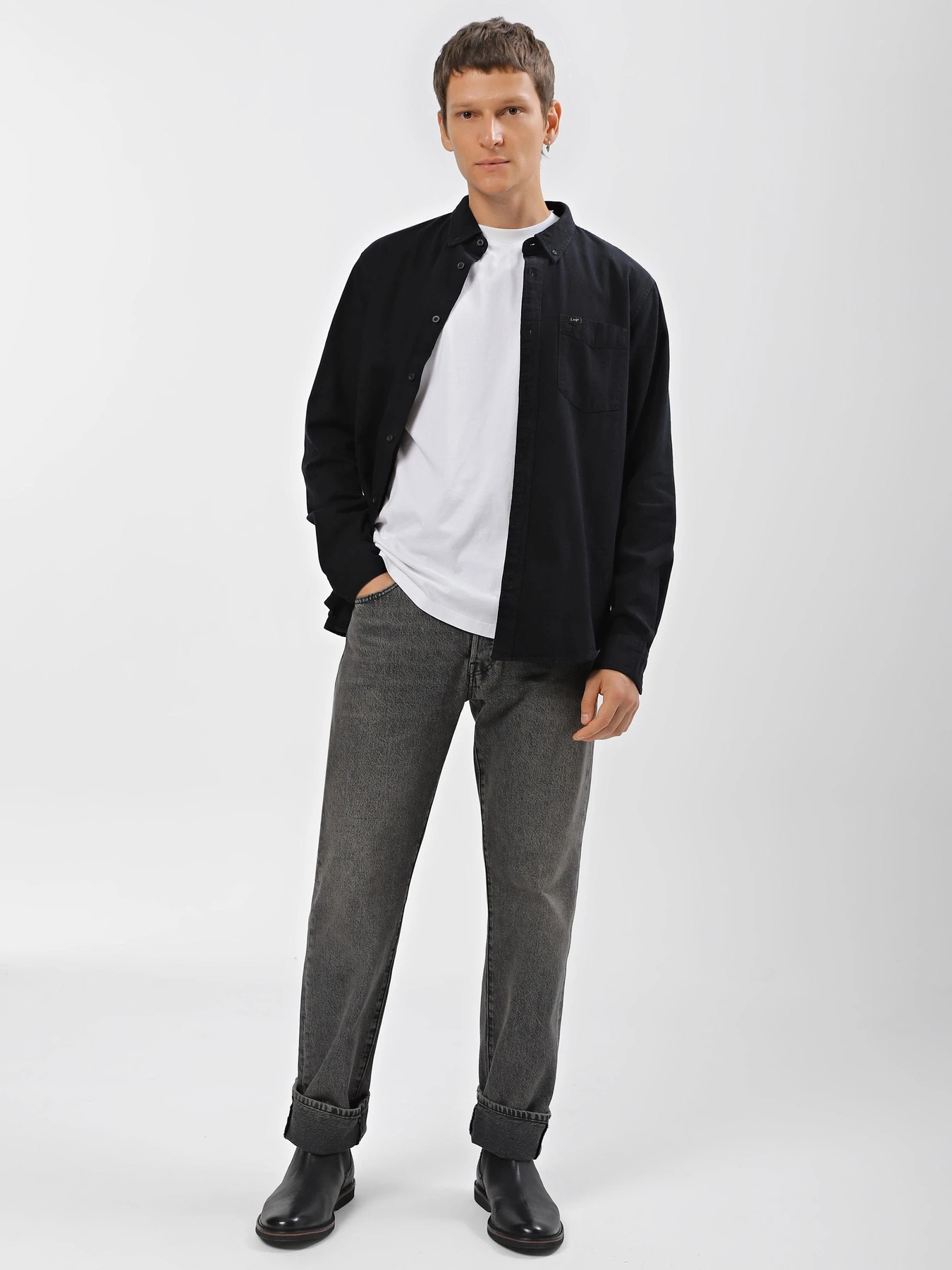 Рубашки Lee Lee Button Down модель L880BL01 Рубашки Lee Lee Button Down модель L880BL01 Фото