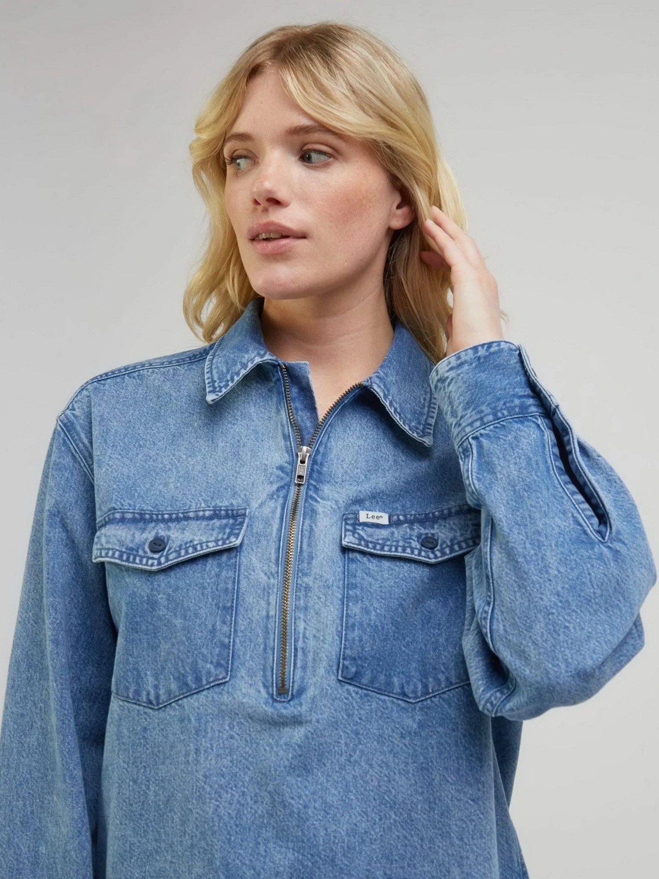 Сорочки Lee Zip Popover модель 112341531 Сорочки Lee Zip Popover модель 112341531 Фото