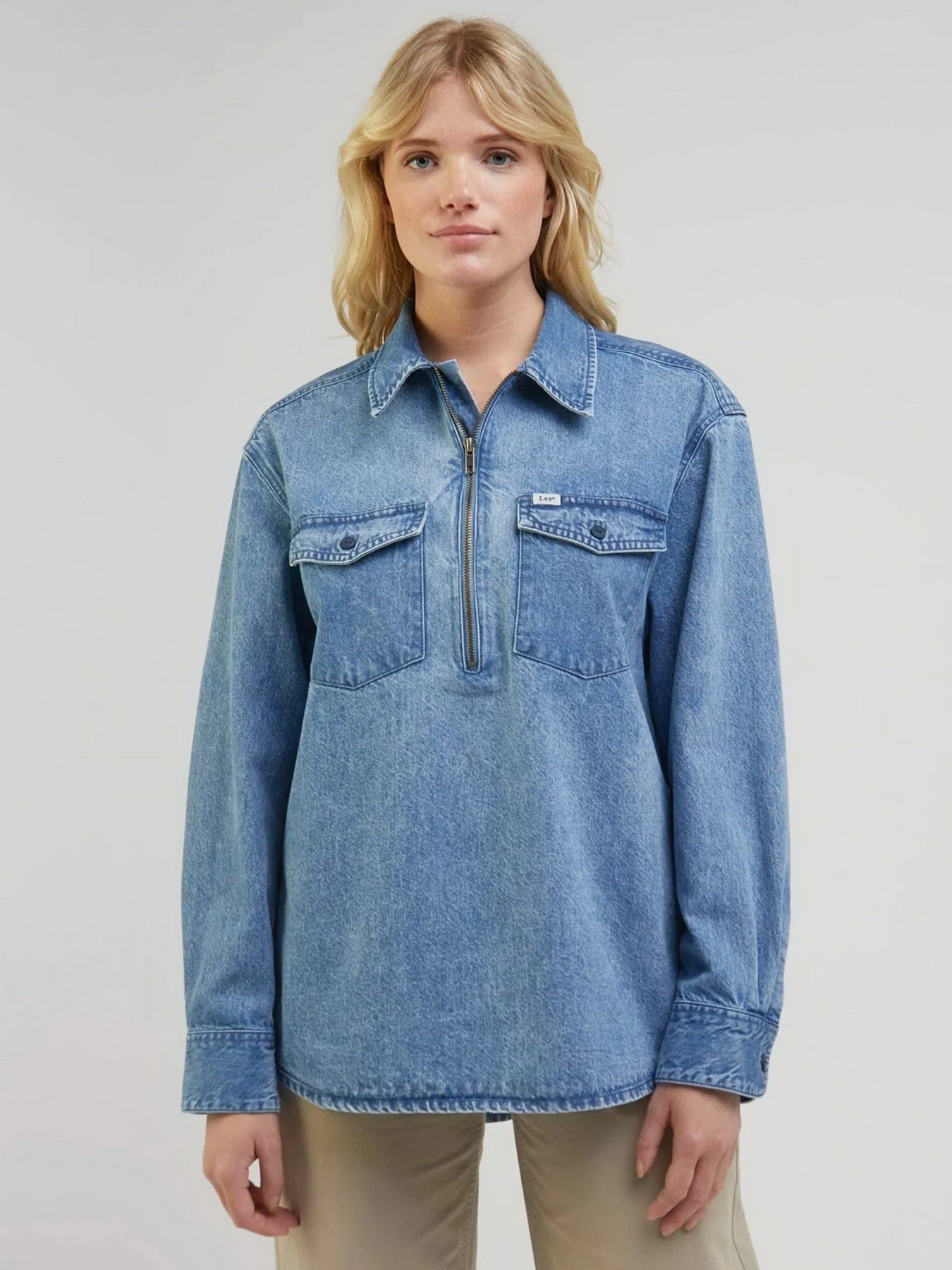 Сорочки Lee Zip Popover модель 112341531 Сорочки Lee Zip Popover модель 112341531 Фото
