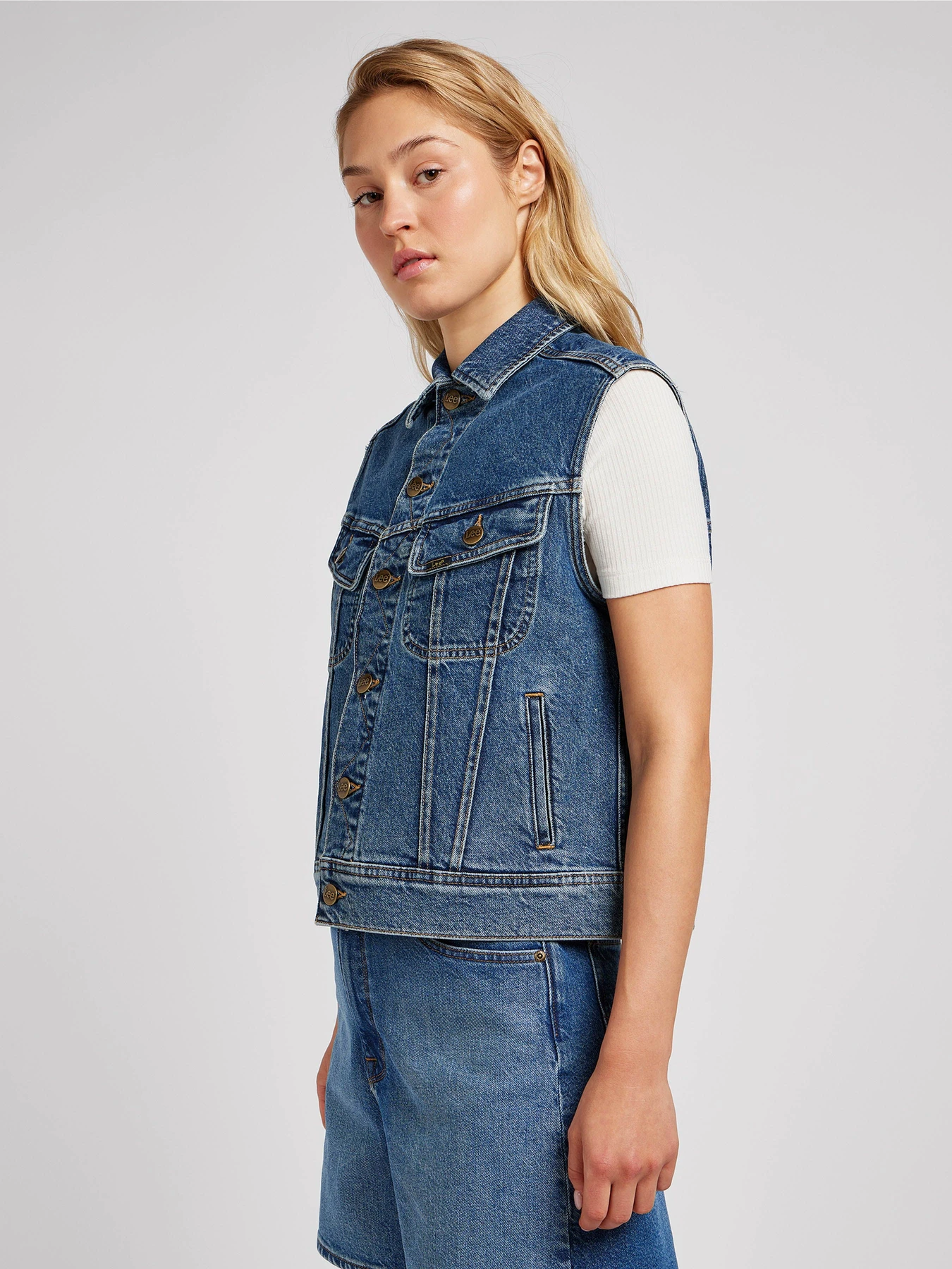 Куртки та дублянки Lee Sleeveless Rider модель 112349537 Куртки та дублянки Lee Sleeveless Rider модель 112349537 Фото