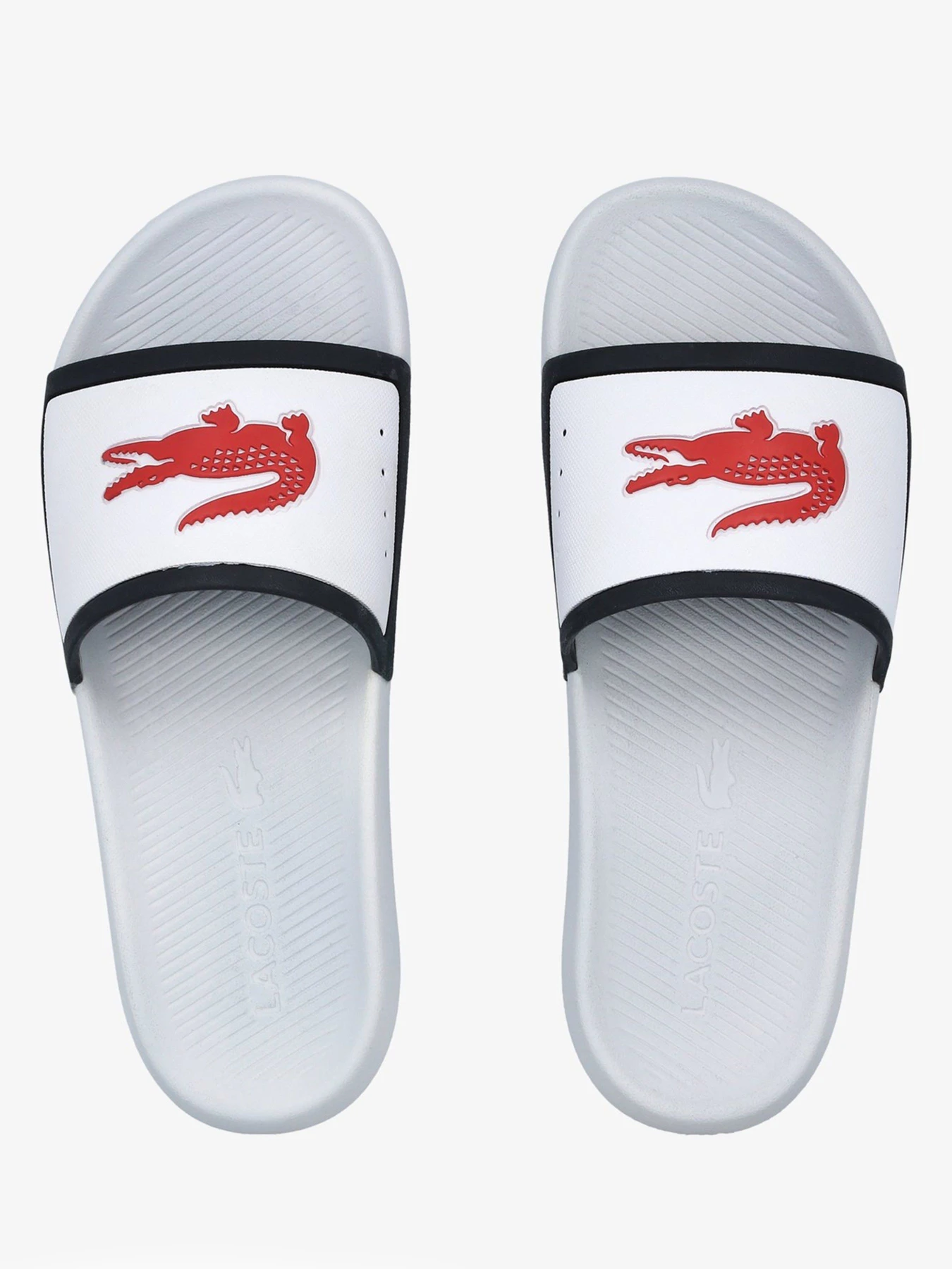 Шлёпанцы Lacoste Croco Slide Tri3 модель 739CMA0043407 Шлёпанцы Lacoste Croco Slide Tri3 модель 739CMA0043407 Фото