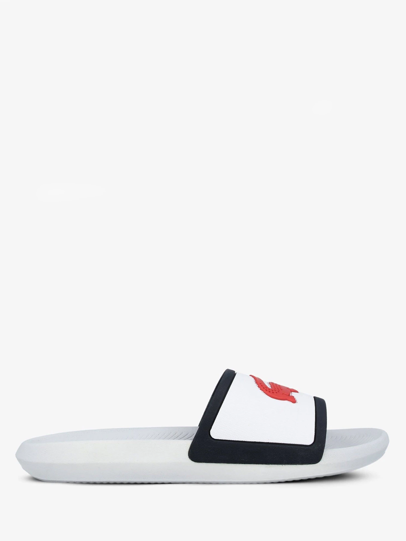 Шлёпанцы Lacoste Croco Slide Tri3 модель 739CMA0043407 Шлёпанцы Lacoste Croco Slide Tri3 модель 739CMA0043407 Фото