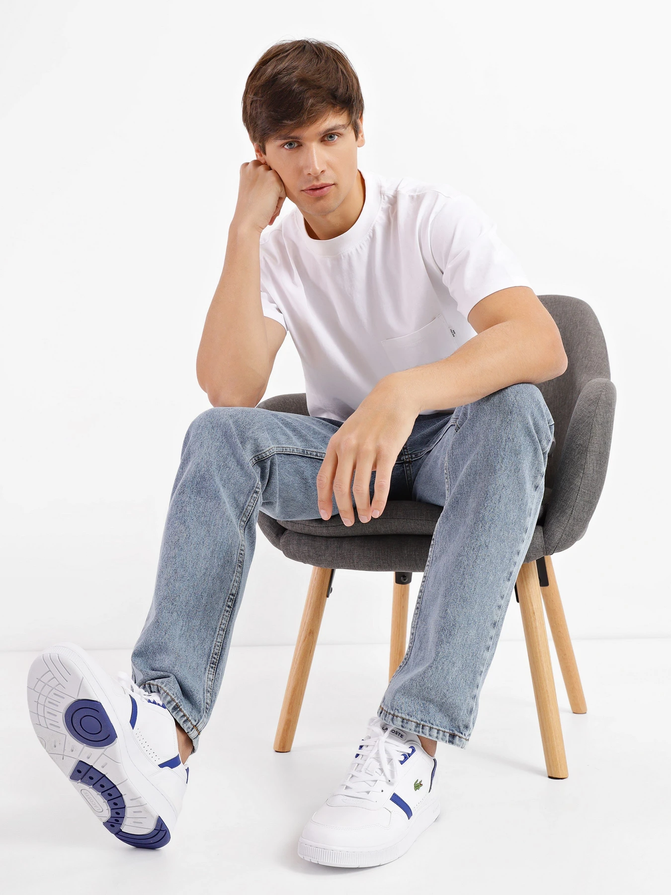 Кросівки Lacoste T-Clip модель 743SMA0023080 Кросівки Lacoste T-Clip модель 743SMA0023080 Фото