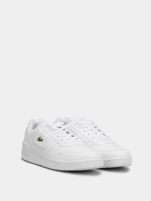 Шкіряні Чоловічі Кеди низькі Lacoste T-CLIP фото 3