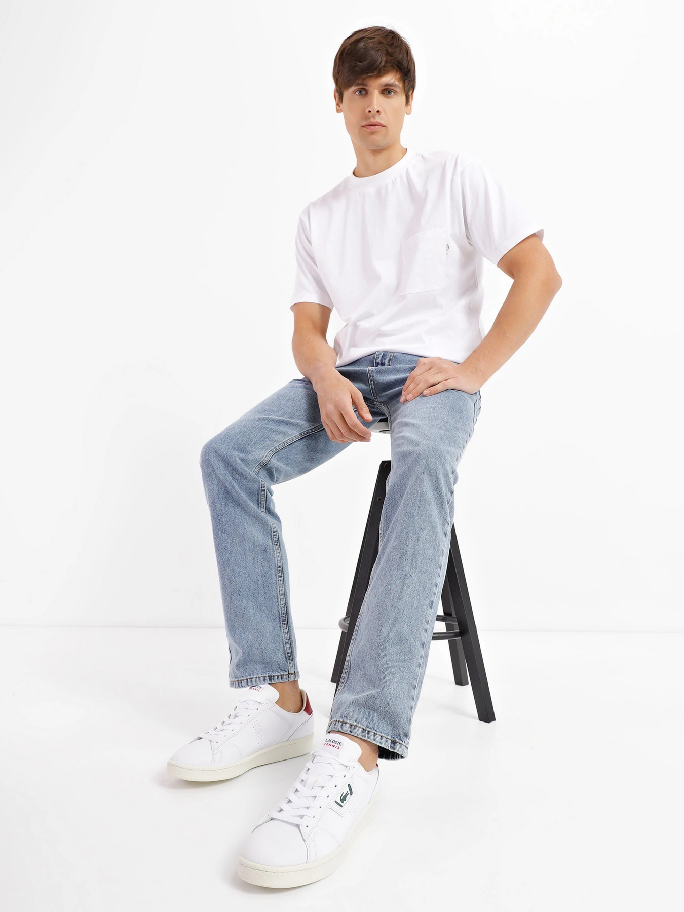 Кеди Lacoste T-Clip модель 743SMA00382G1 Кеди Lacoste T-Clip модель 743SMA00382G1 Фото