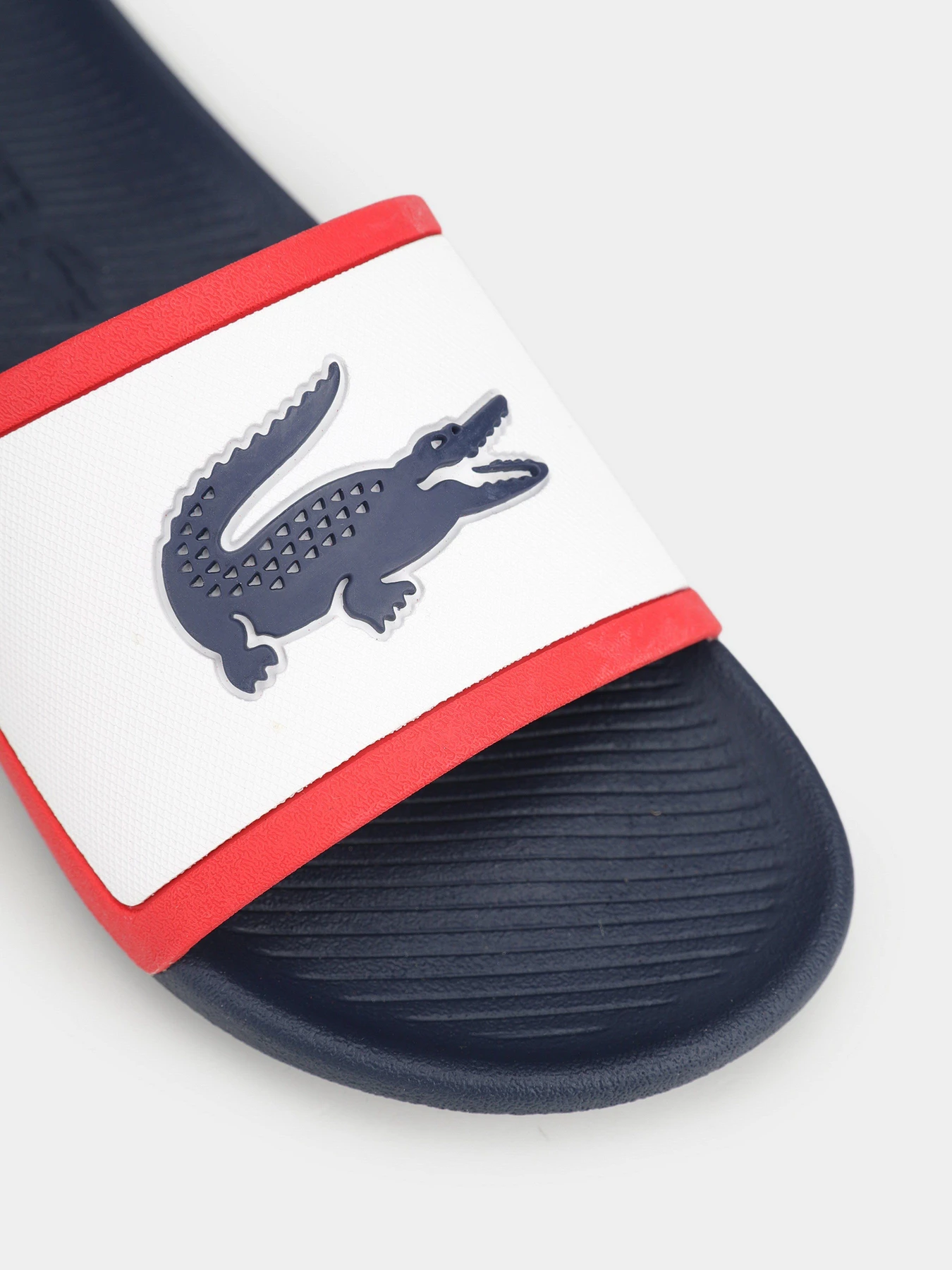 Шлёпанцы Lacoste Croco модель 743CMA0023407 Шлёпанцы Lacoste Croco модель 743CMA0023407 Фото