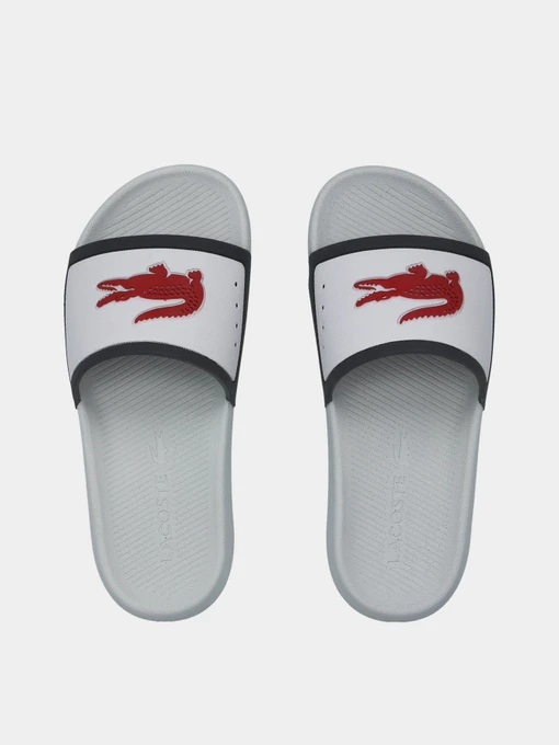Шлёпанцы Lacoste CROCO модель 739CFA0044407 Фото