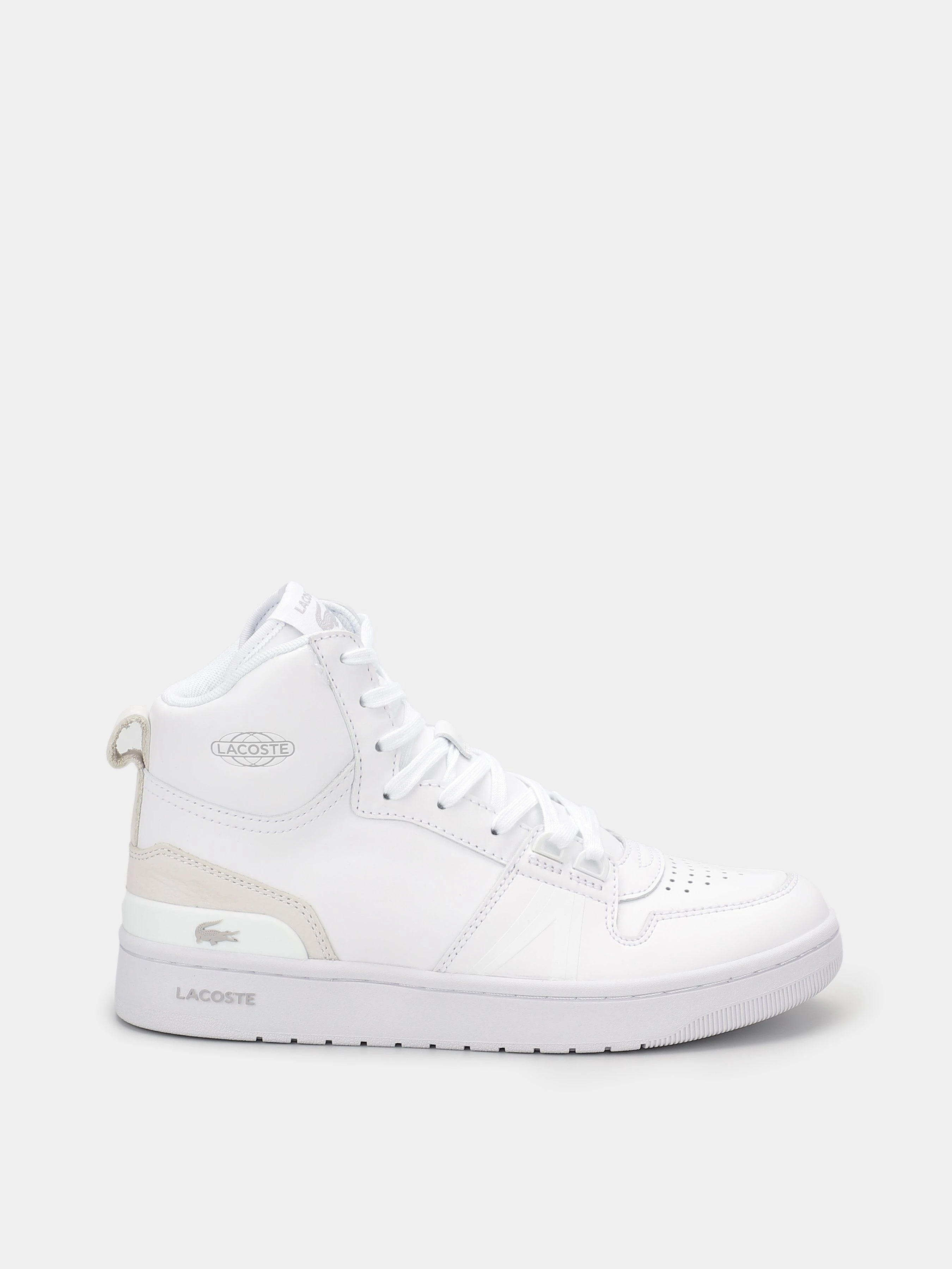 Шкіряні Жіночі Кеди високі Lacoste L001 MID