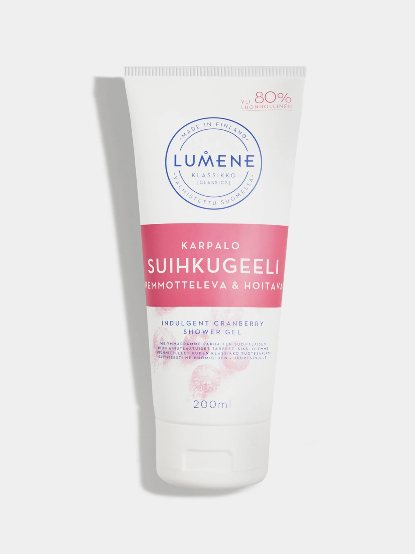 Гель для душу пом'якшуючий Indulgent Cranberry Shower Gel LUMENE модель 6412600814835 Фото