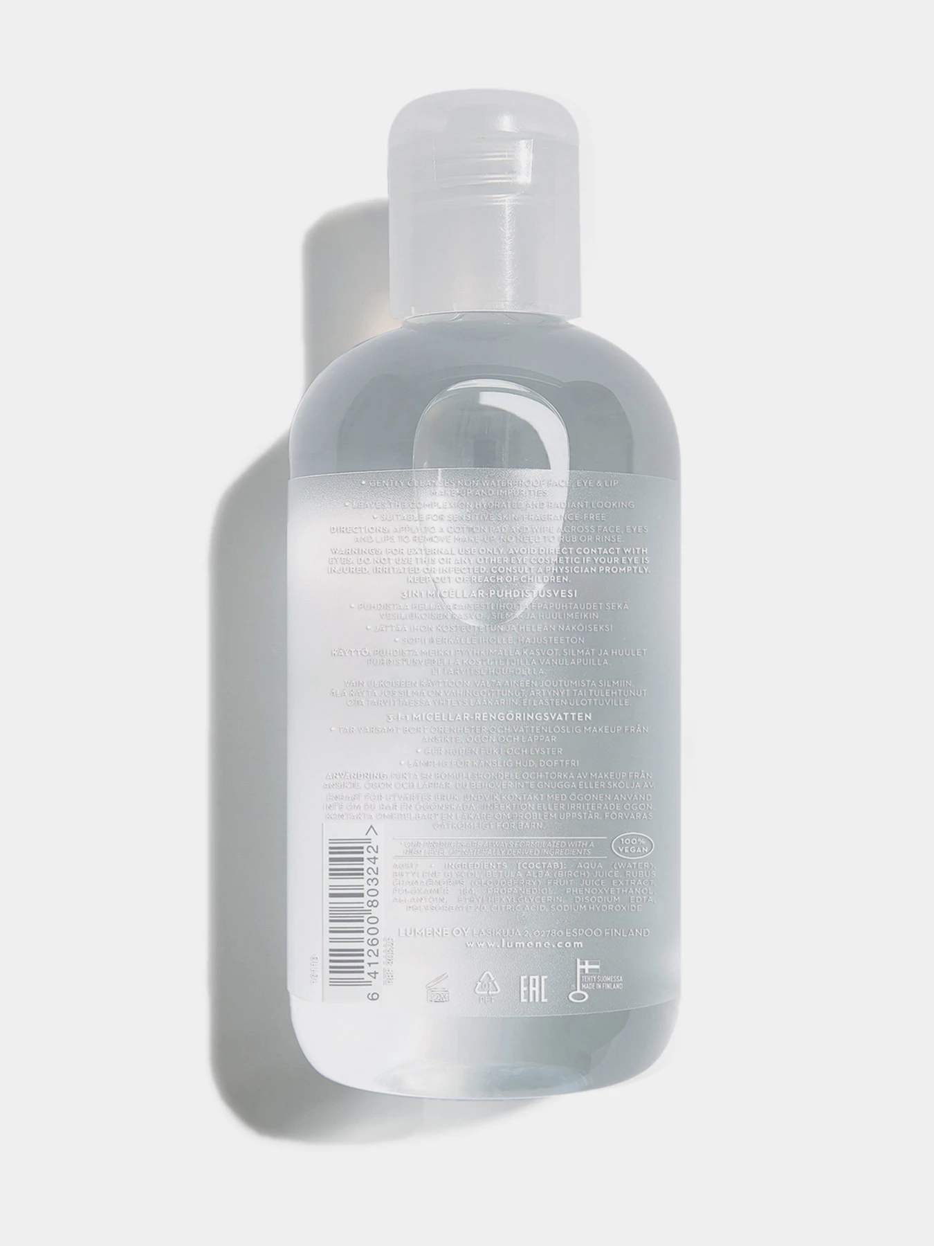 Вода мицеллярная 3 в 1 Pure Arctic Miracle Micellar Cleansing Water LUMENE модель 6412600803242 Вода мицеллярная 3 в 1 Pure Arctic Miracle Micellar Cleansing Water LUMENE модель 6412600803242 Фото