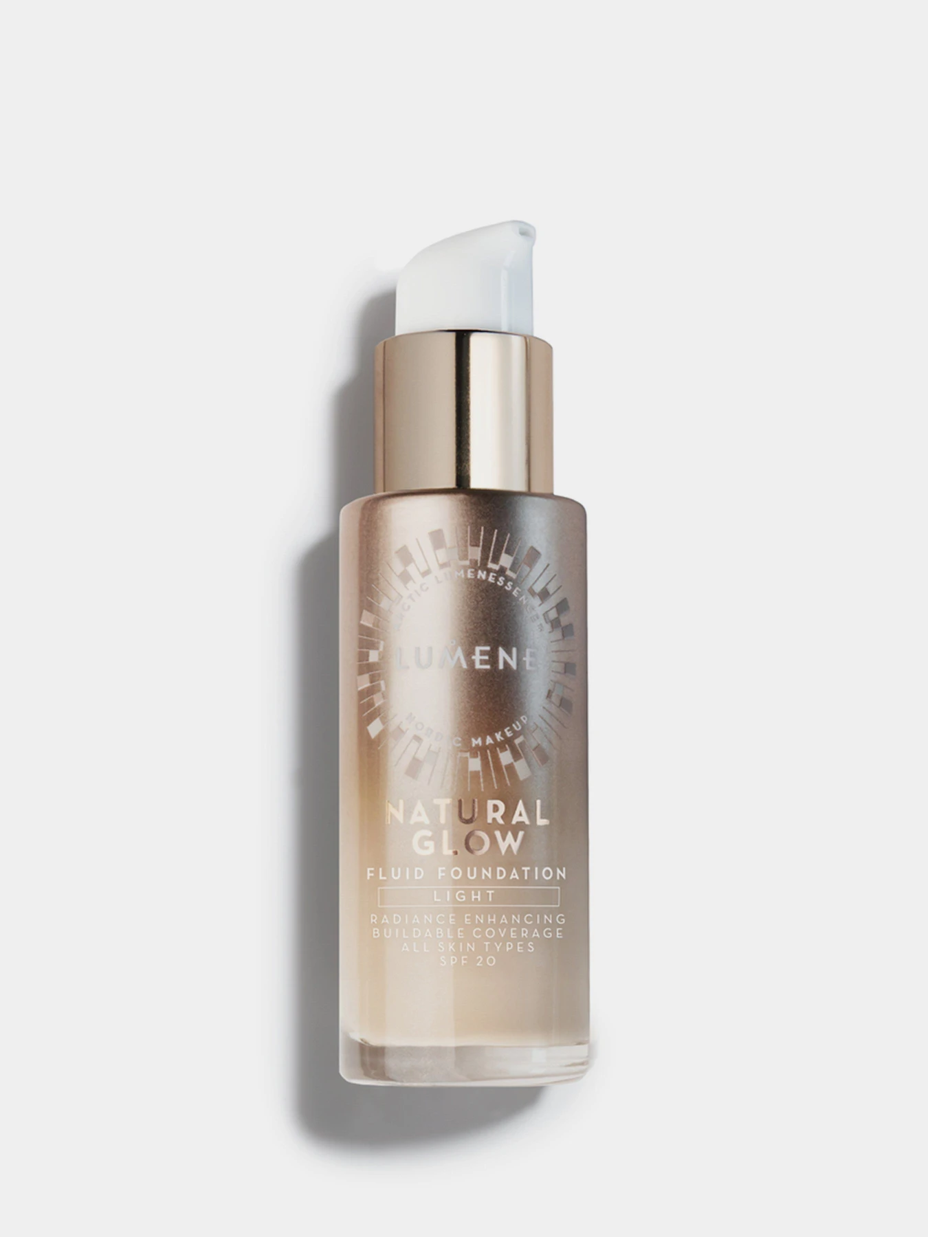 Флюїд тонуючий SPF 20 Natura Glow Fluid Foundation LUMENE модель 6412600834819 Фото