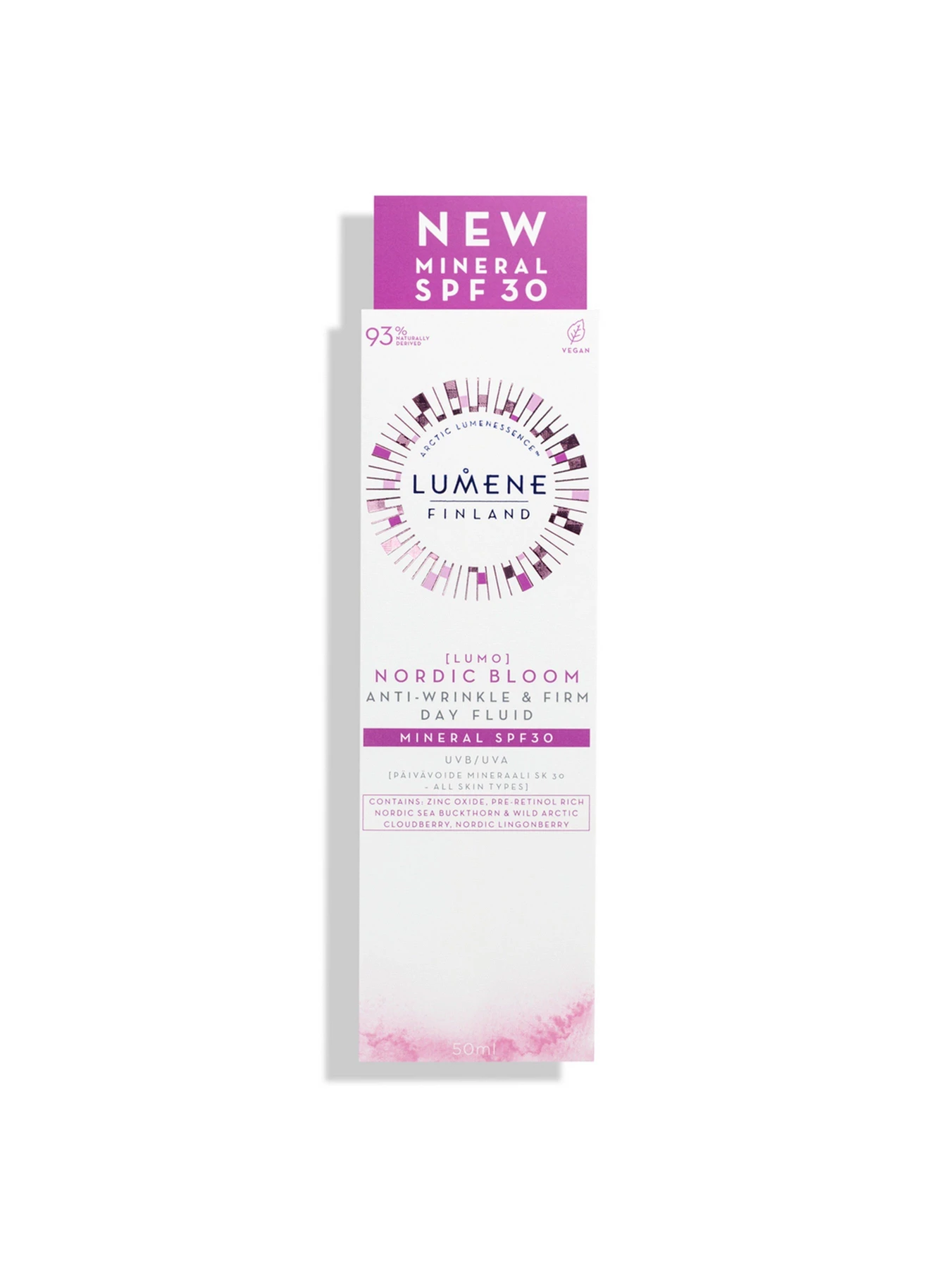 Флюид от морщин SPF30 Nordic Bloom Anti-Wrinkle & Firm Day Fluid Mineral LUMENE модель 6412600837469 Флюид от морщин SPF30 Nordic Bloom Anti-Wrinkle & Firm Day Fluid Mineral LUMENE модель 6412600837469 Фото