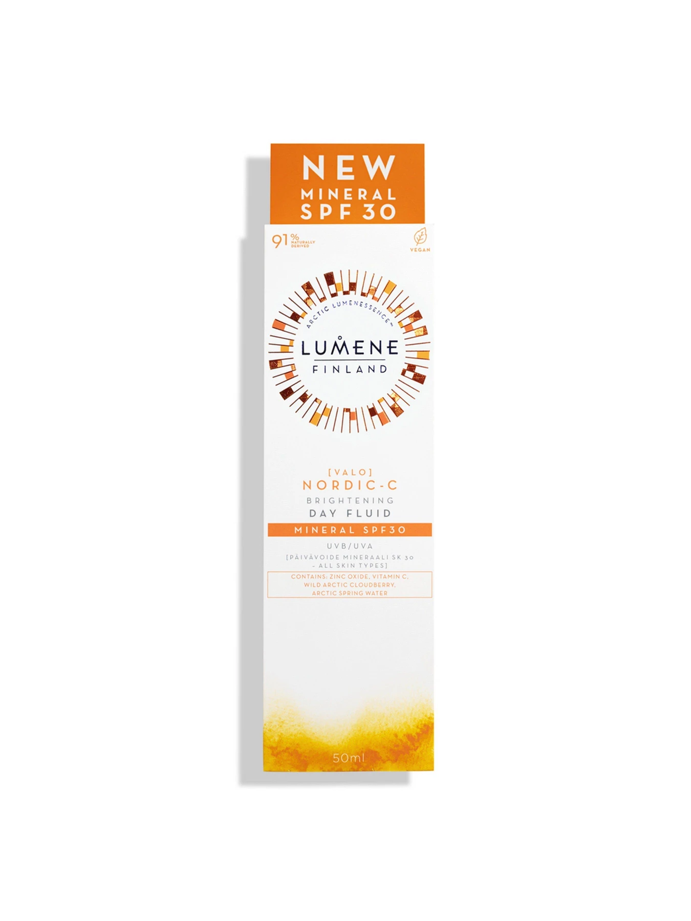 Флюид дневной SPF30 Nordic-C Brightening Day Fluid Mineral LUMENE модель 6412600815771 Флюид дневной SPF30 Nordic-C Brightening Day Fluid Mineral LUMENE модель 6412600815771 Фото