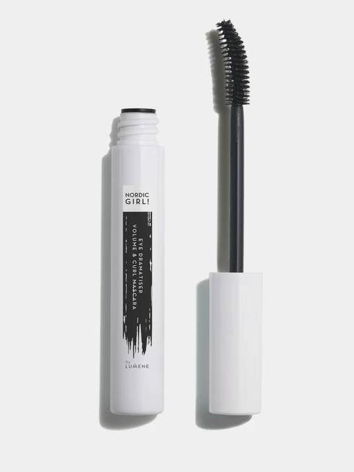 Туш об'ємна для вій Nordic Girl! Eye Dramatiser Mascara Volume & Curl Waterproof LUMENE модель 6412600482522 Фото