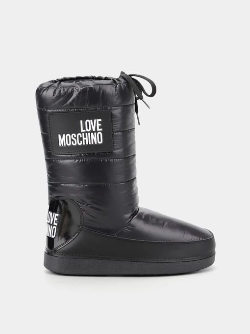 Ботинки и сапоги Love Moschino модель 1211204_чорний з білим Фото