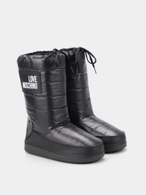 Ботинки и сапоги Love Moschino модель 1211204_чорний з білим Фото