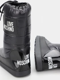 Ботинки и сапоги Love Moschino модель 1211204_чорний з білим Фото