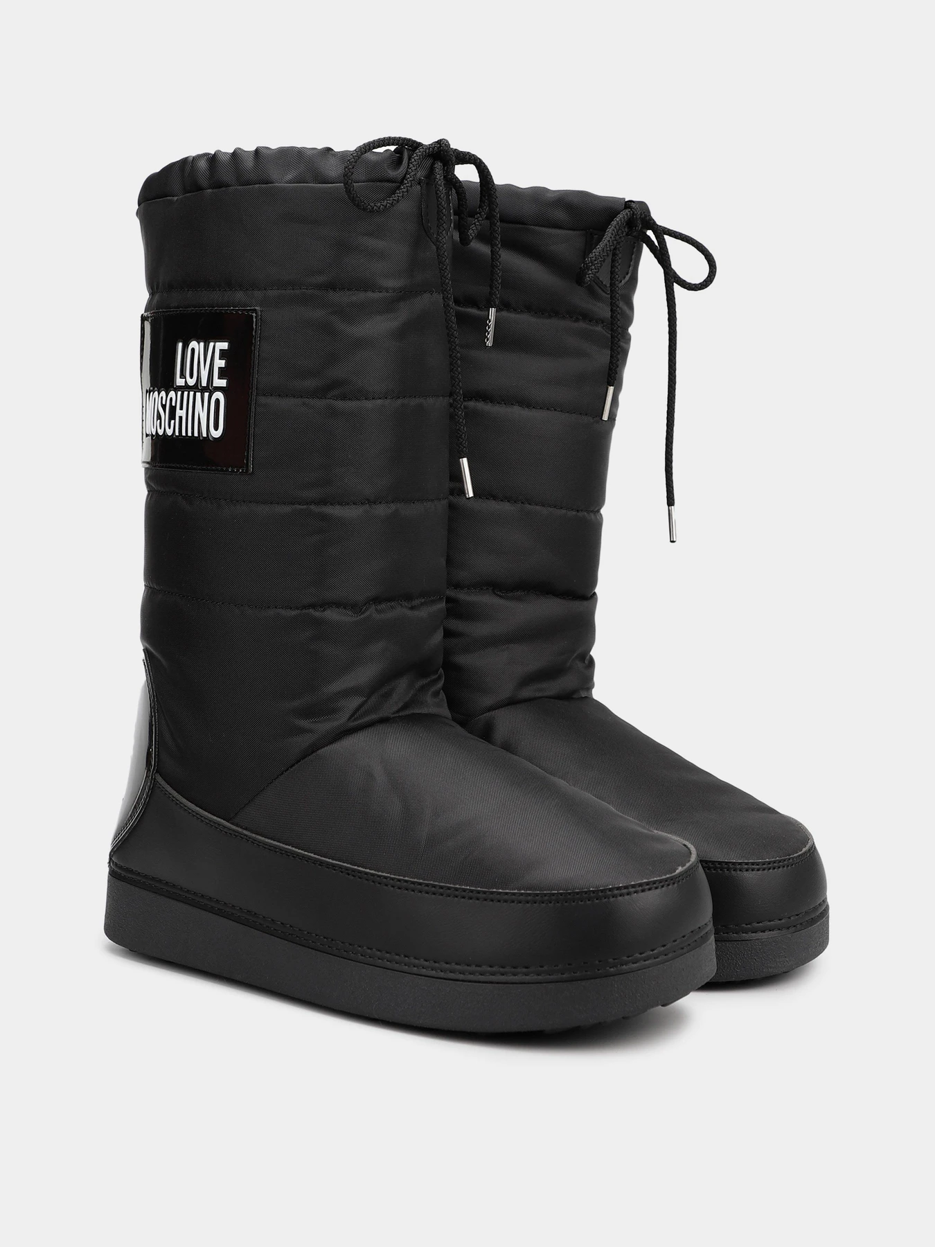 Ботинки и сапоги Love Moschino модель 1211205_чорний з білим Фото