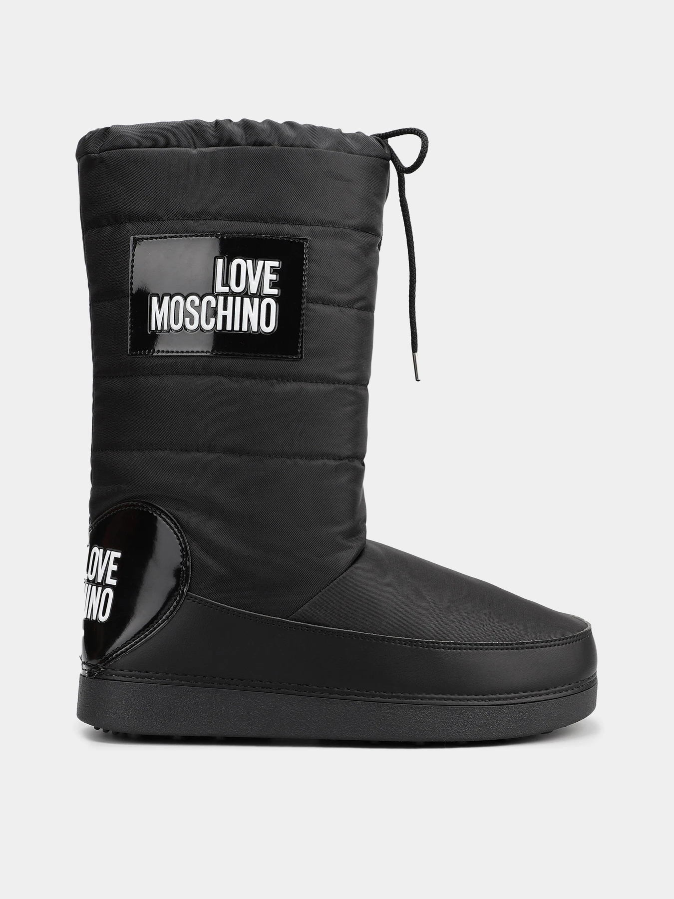 Ботинки и сапоги Love Moschino модель 1211205_чорний з білим Фото